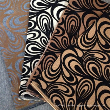 Upholstery Flock Sofa Fabric